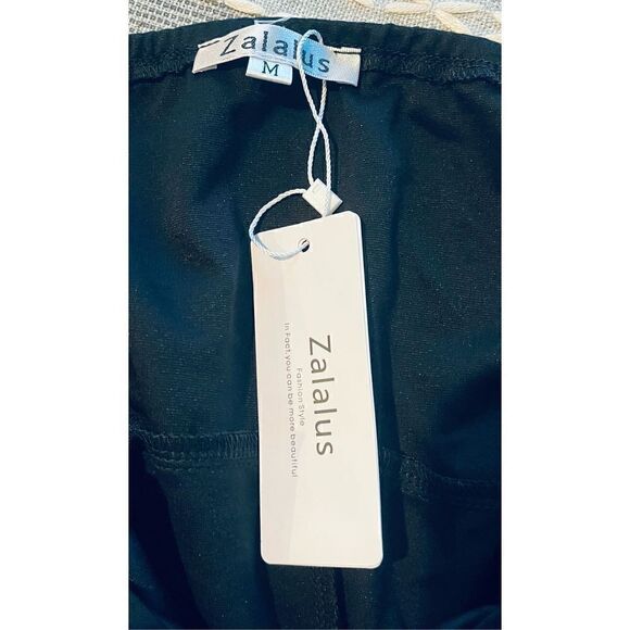 Zalalus Women's Elegant Spaghetti Straps Deep V Neck Sleeveless Bodycon Dress - Picture 5 of 5